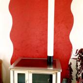 Atlantic'D�cor Finition peinture lisse avec effet Car�nia (rouge)