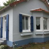 Atlantic'D�cor Ravalement fa�ade arri�re + volets + soubassement  maison St Br�vin